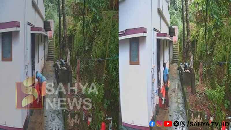 സിസിടിവിയിലൂടെ കണ്ട് കള്ളനെ കയ്യോടെ പൊക്കി യുവതി 31 theft cctv